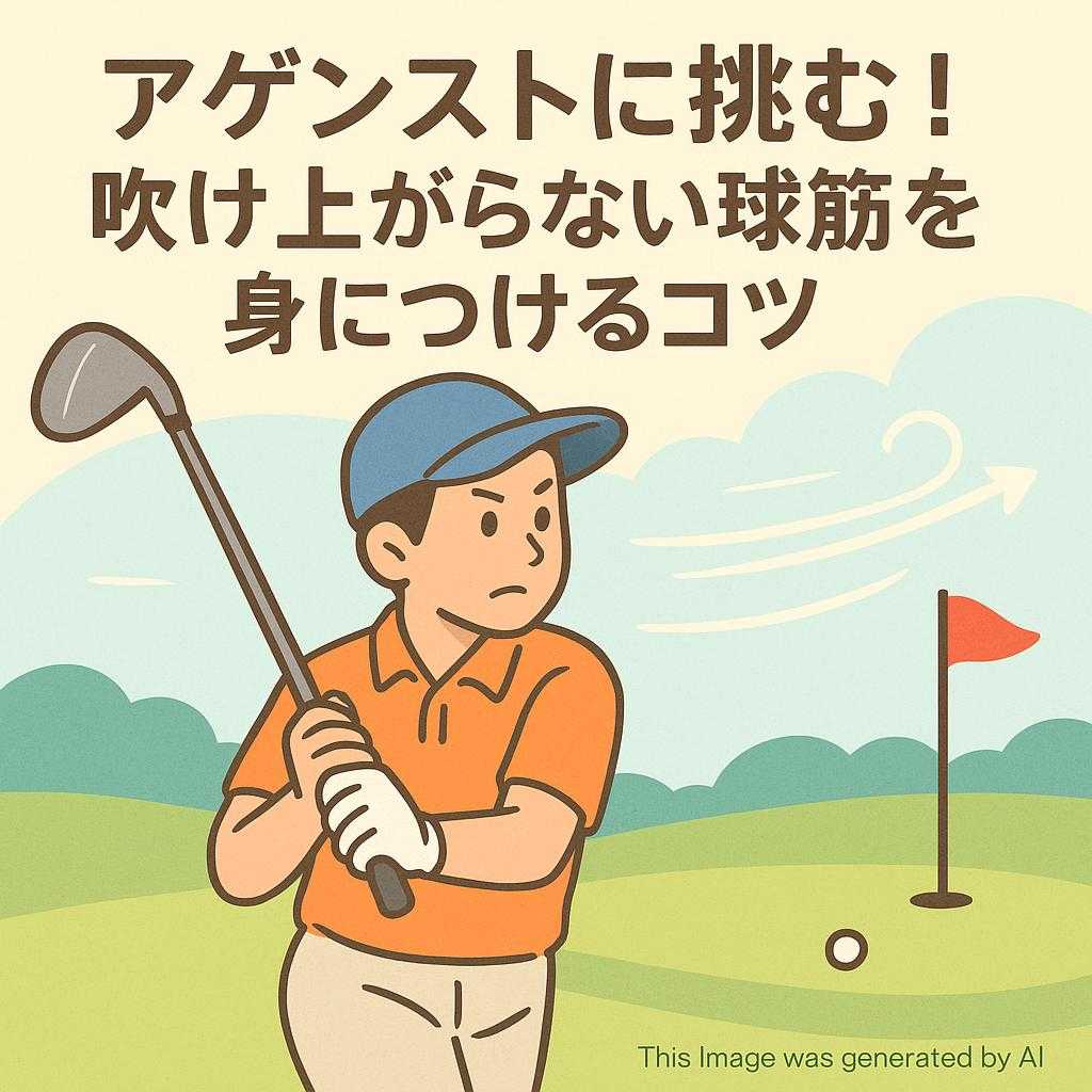 アゲンストに挑む！吹け上がらない球筋を身につけるコツ
