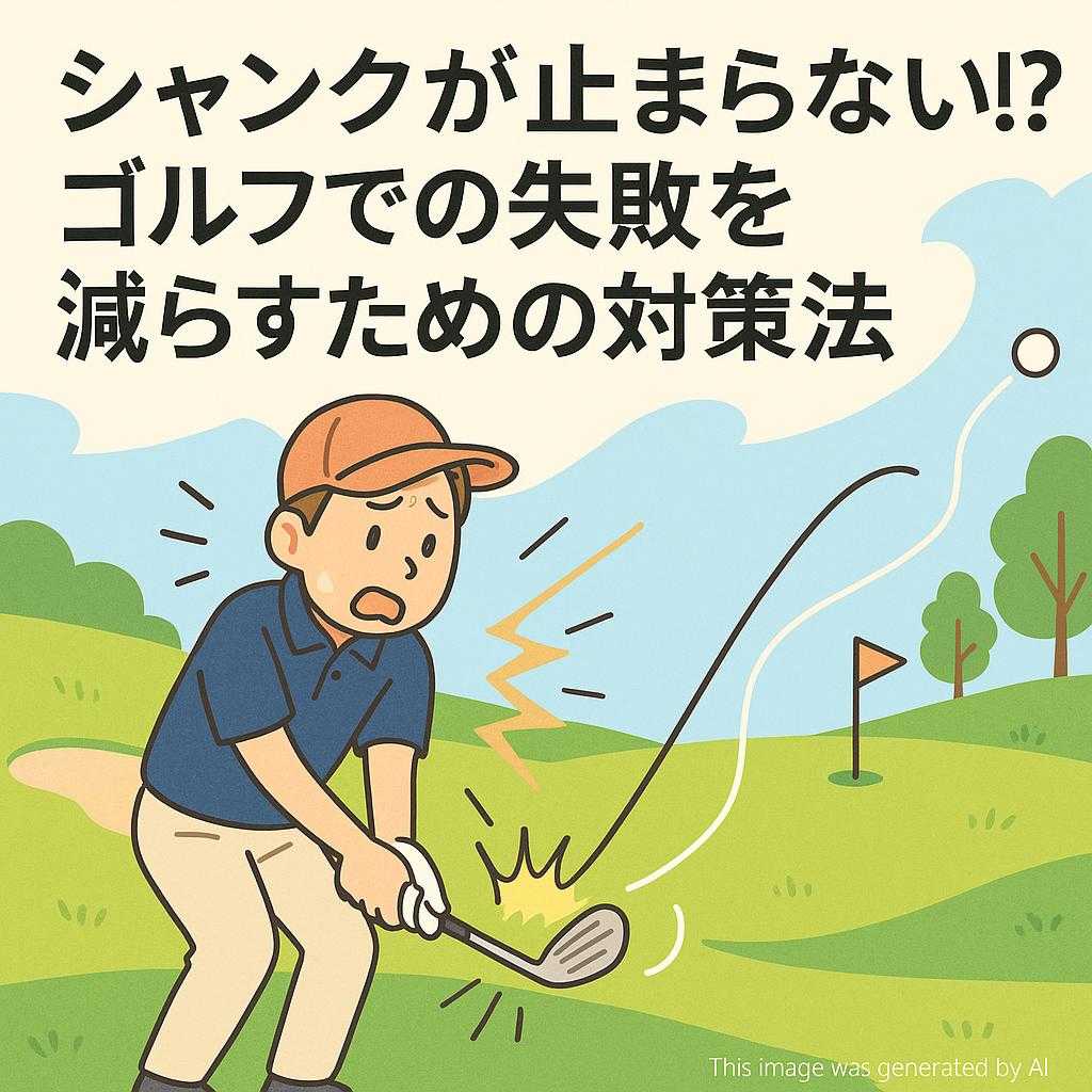シャンクが止まらない!? ゴルフでの失敗を減らすための対策法