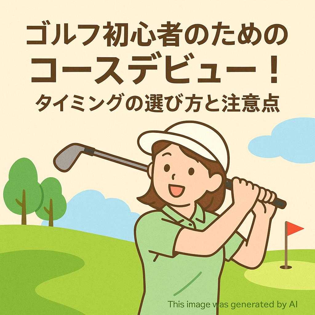 ゴルフ初心者のためのコースデビュー！タイミングの選び方と注意点