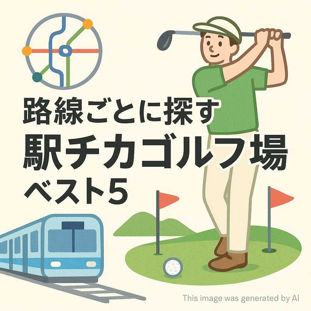 路線ごとに探す駅チカゴルフ場ベスト5