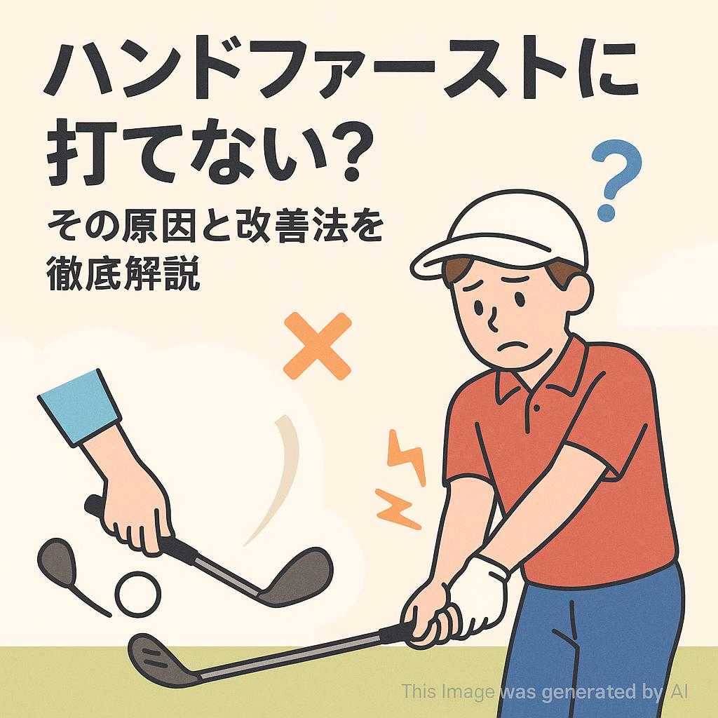 ハンドファーストに打てない？その原因と改善法を徹底解説