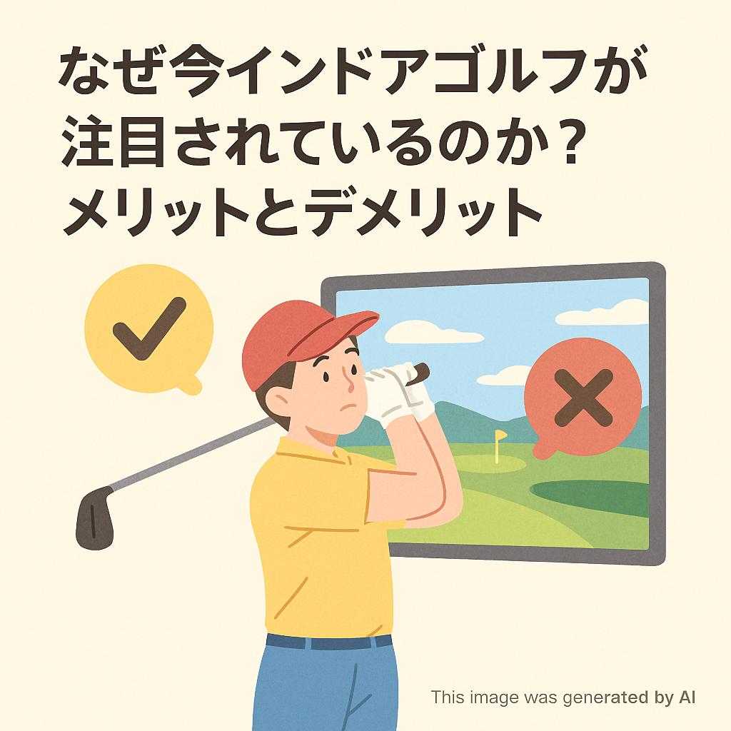 なぜ今インドアゴルフが注目されているのか?メリットとデメリット