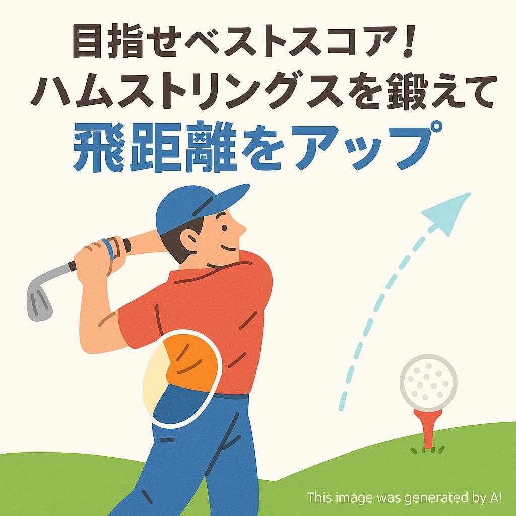 目指せベストスコア！ハムストリングスを鍛えて飛距離をアップ