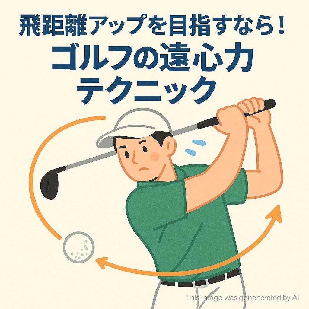 飛距離アップを目指すなら!ゴルフの遠心力テクニック