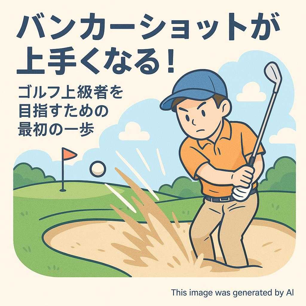 バンカーショットが上手くなる！ゴルフ上級者を目指すための最初の一歩