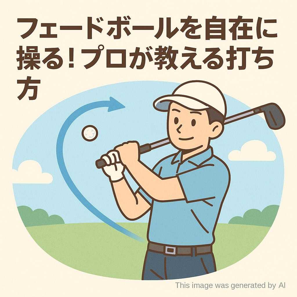 フェードボールを自在に操る!プロが教える打ち方