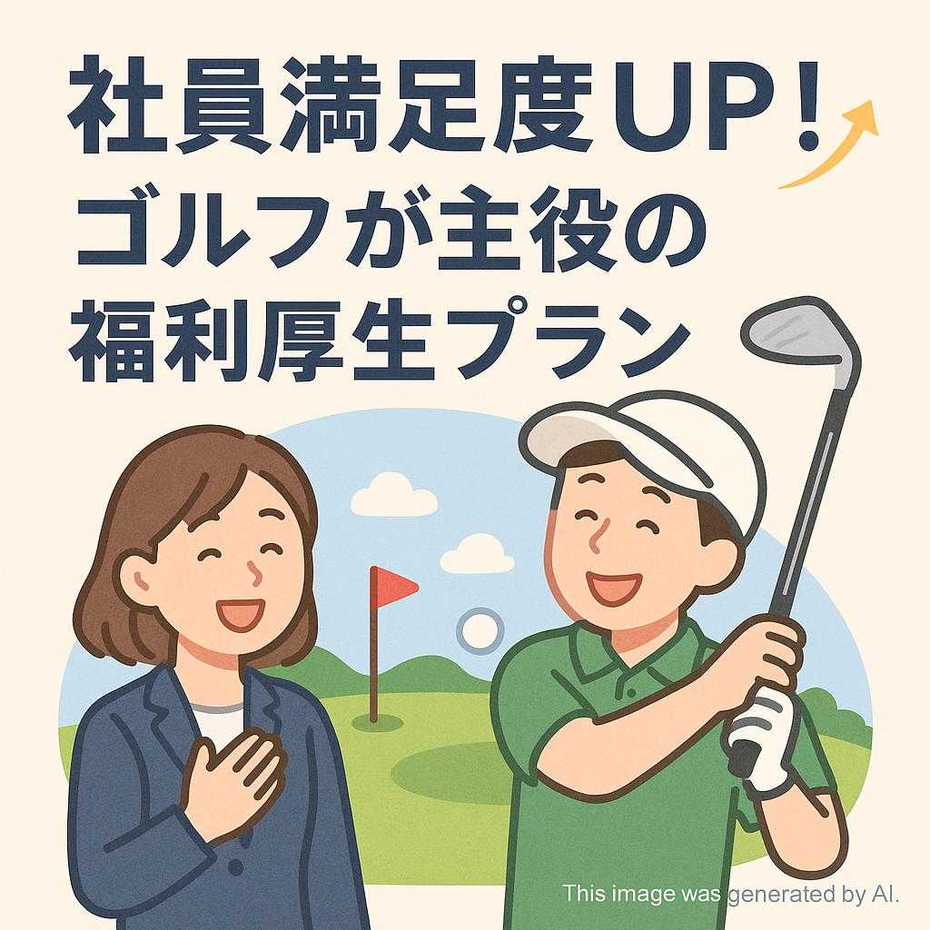 社員満足度UP！ゴルフが主役の福利厚生プラン