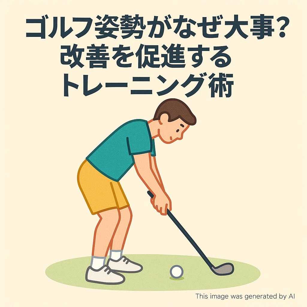 ゴルフ姿勢がなぜ大事？改善を促進するトレーニング術