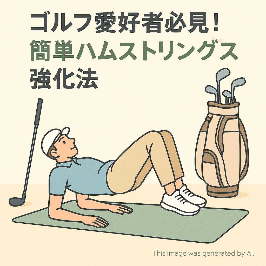 ゴルフ愛好者必見！簡単ハムストリングス強化法