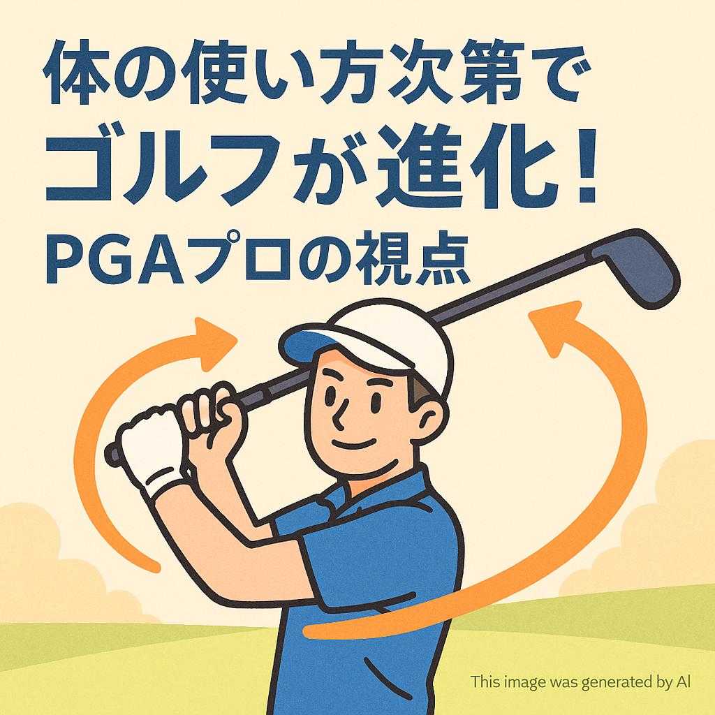 体の使い方次第でゴルフが進化！PGAプロの視点