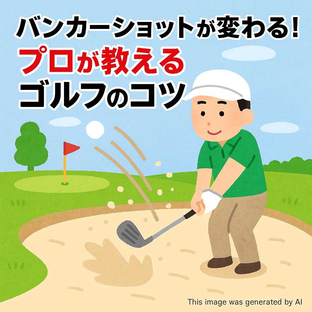 バンカーショットが変わる！プロが教えるゴルフのコツ