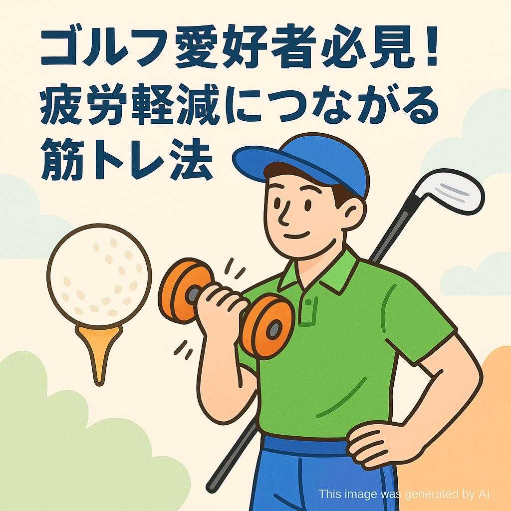ゴルフ愛好者必見!疲労軽減につながる筋トレ法