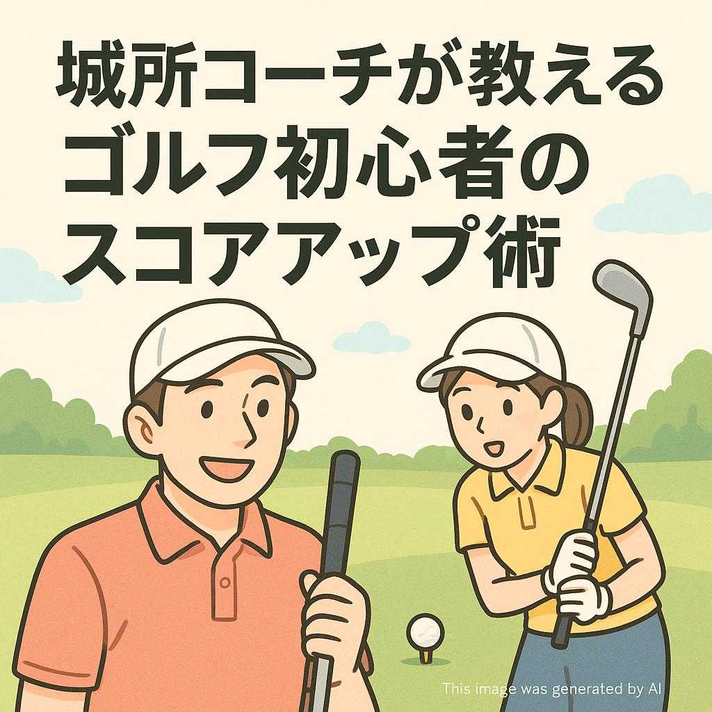 城所コーチが教えるゴルフ初心者のスコアアップ術