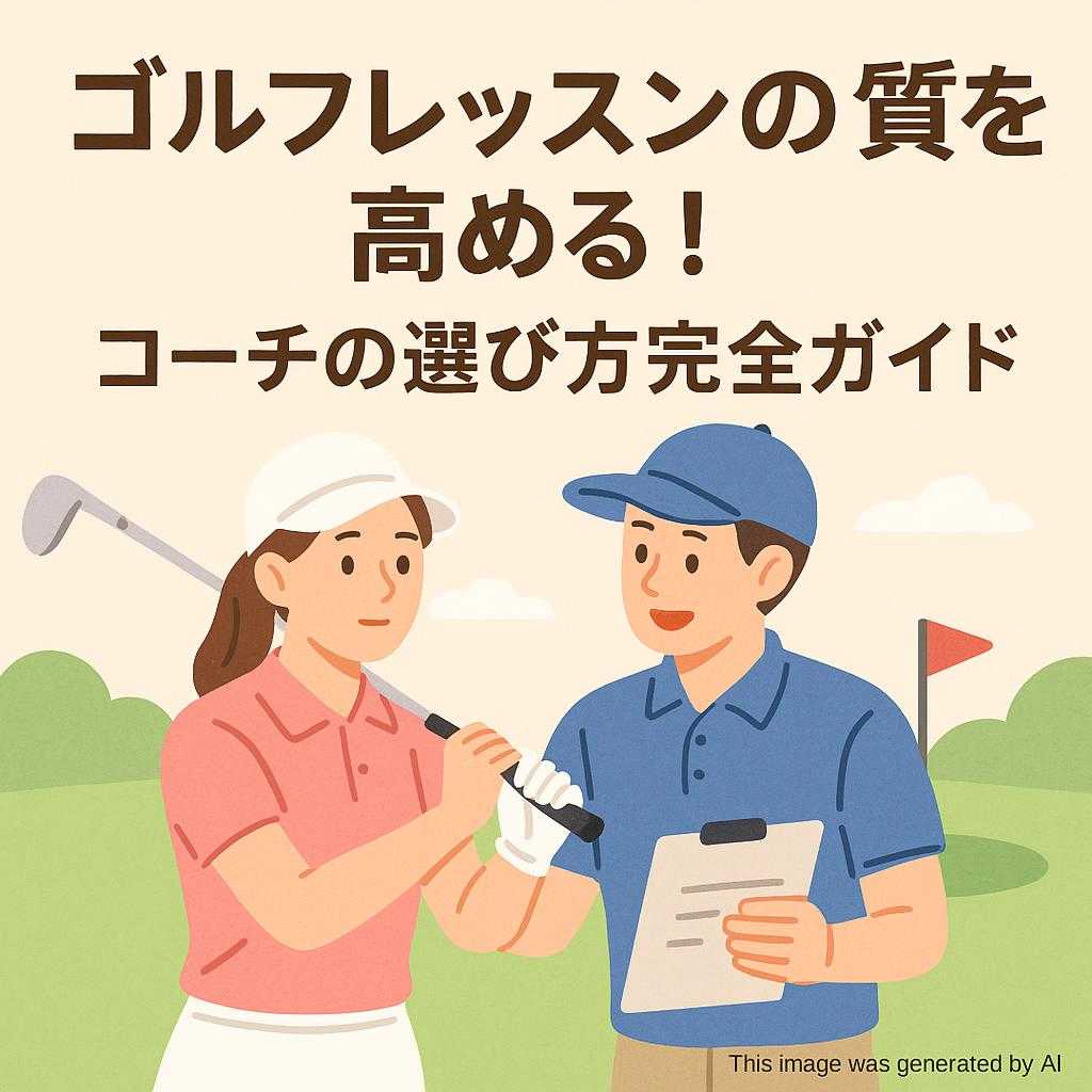 ゴルフレッスンの質を高める!コーチの選び方完全ガイド