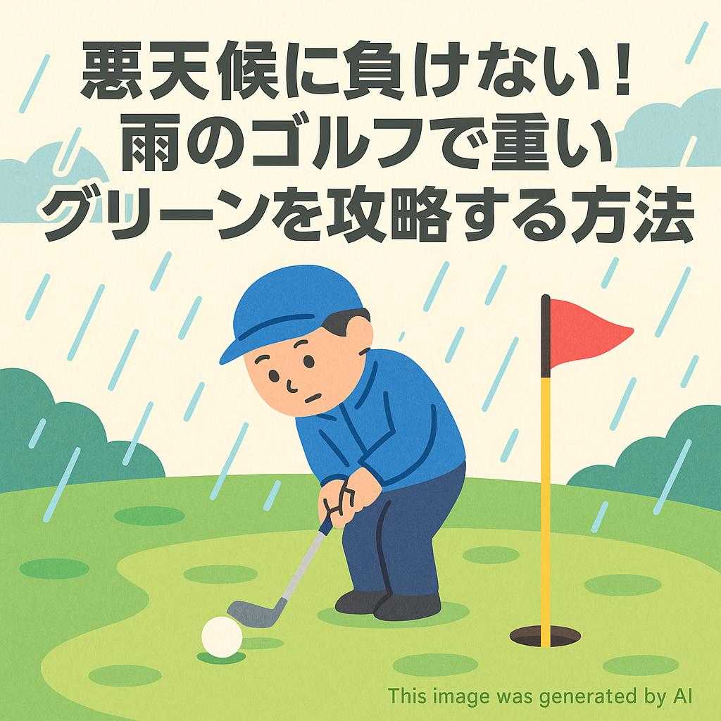 悪天候に負けない！雨のゴルフで重いグリーンを攻略する方法