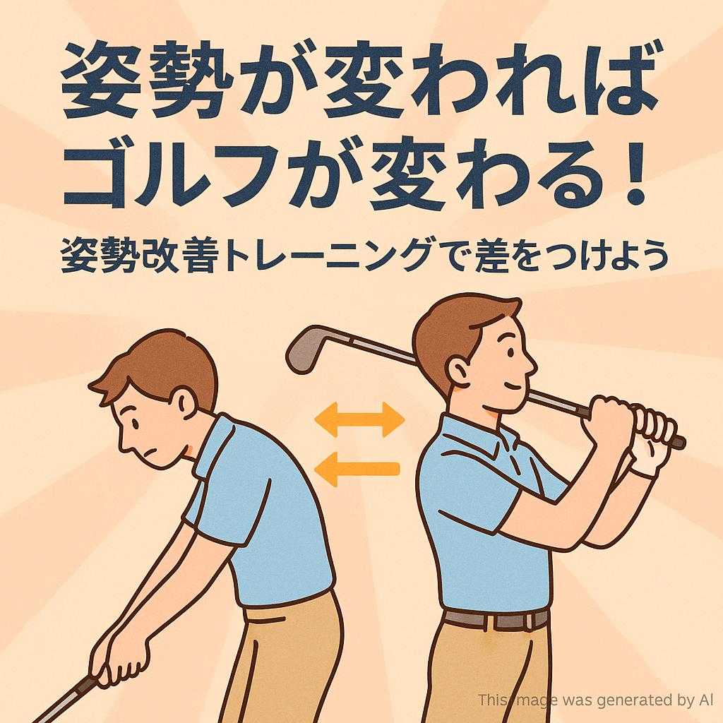 姿勢が変わればゴルフが変わる！姿勢改善トレーニングで差をつけよう