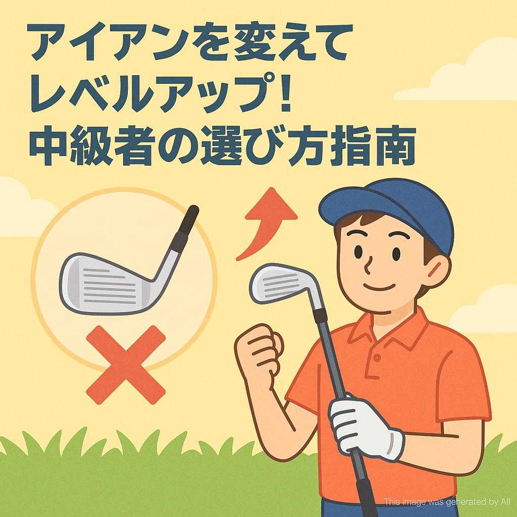 アイアンを変えてレベルアップ!中級者の選び方指南