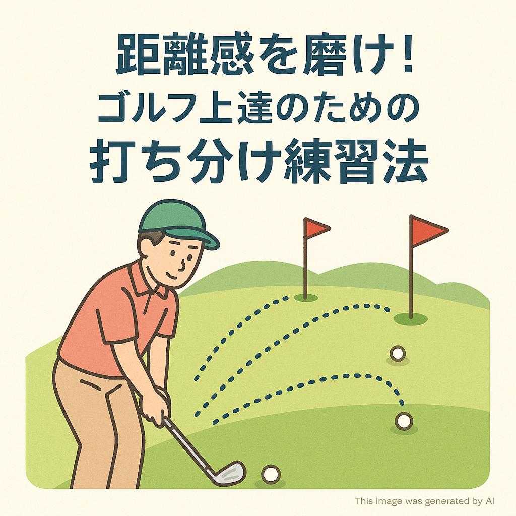距離感を磨け！ゴルフ上達のための打ち分け練習法