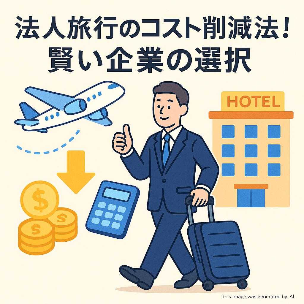 法人旅行のコスト削減法！賢い企業の選択