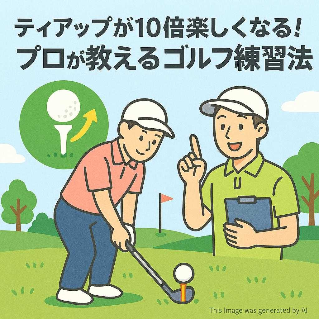 ティアップが10倍楽しくなる！プロが教えるゴルフ練習法