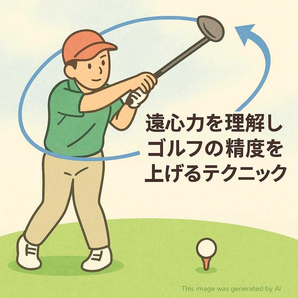 遠心力を理解しゴルフの精度を上げるテクニック
