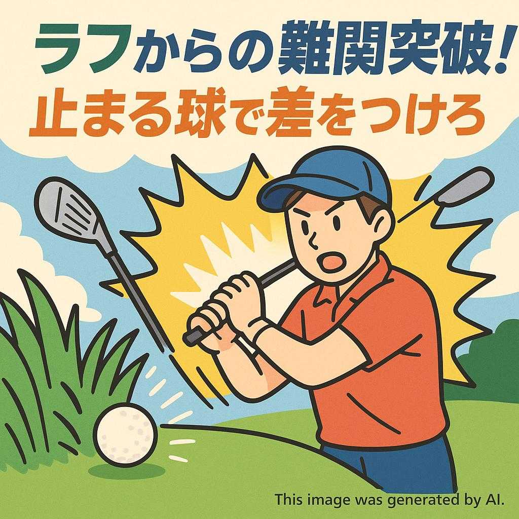 ラフからの難関突破！止まる球で差をつけろ