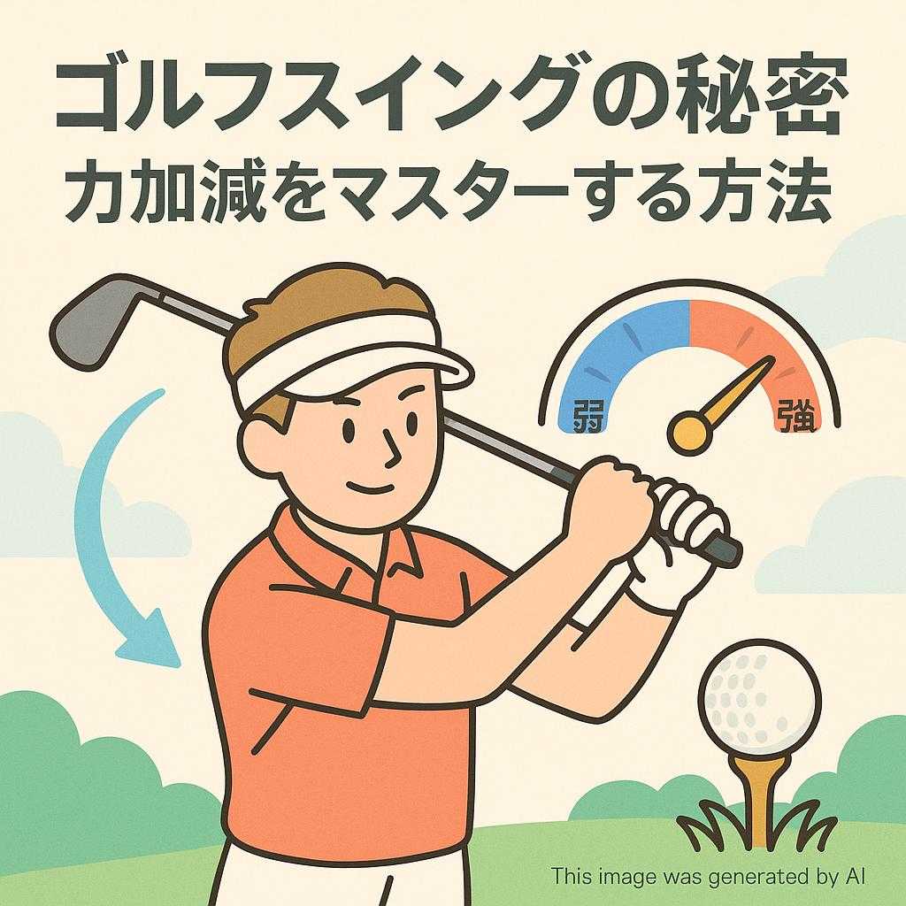 ゴルフスイングの秘密: 力加減をマスターする方法