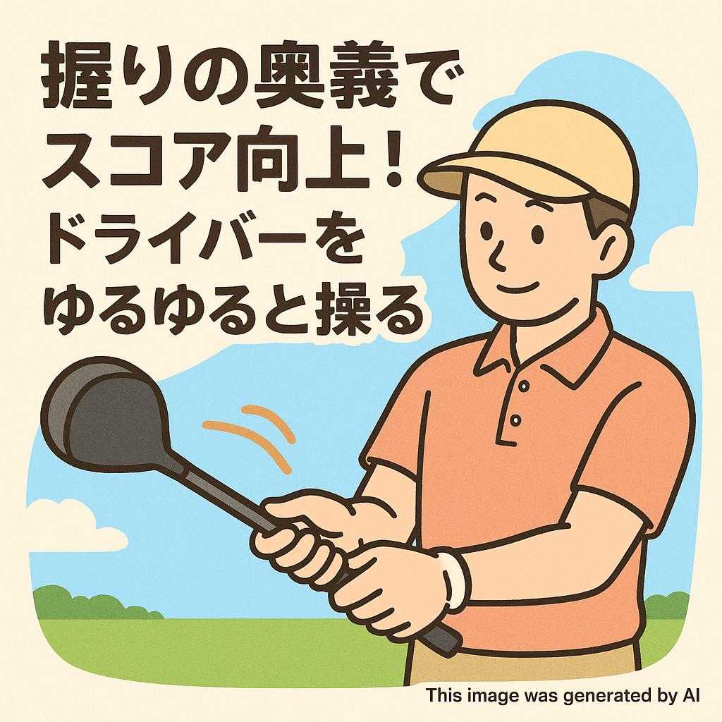 握りの奥義でスコア向上！ドライバーをゆるゆると操る