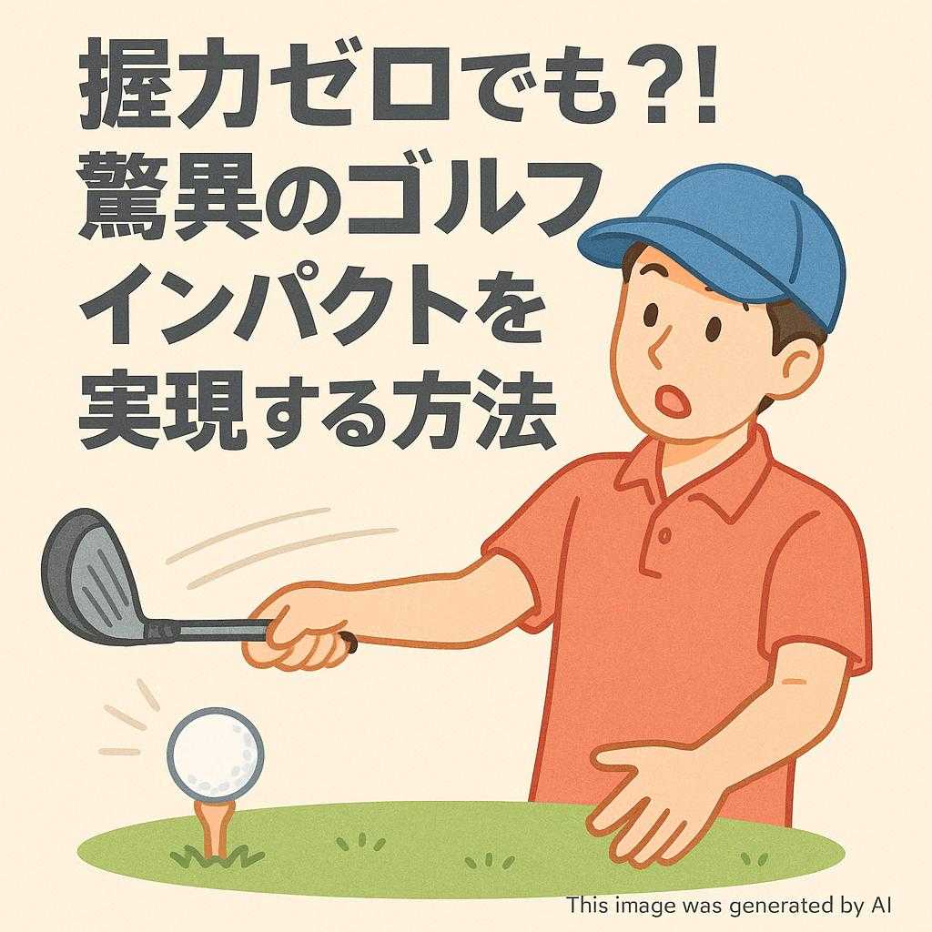 握力ゼロでも?! 驚異のゴルフインパクトを実現する方法