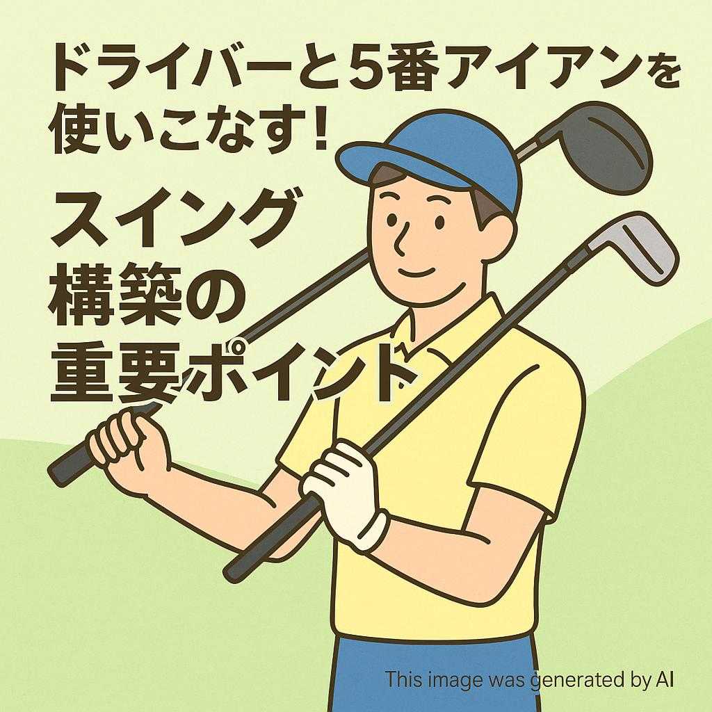 ドライバーと5番アイアンを使いこなす！スイング構築の重要ポイント