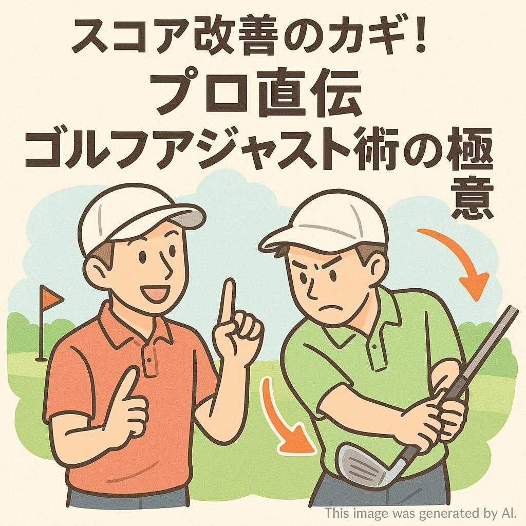 スコア改善のカギ！プロ直伝ゴルフアジャスト術の極意