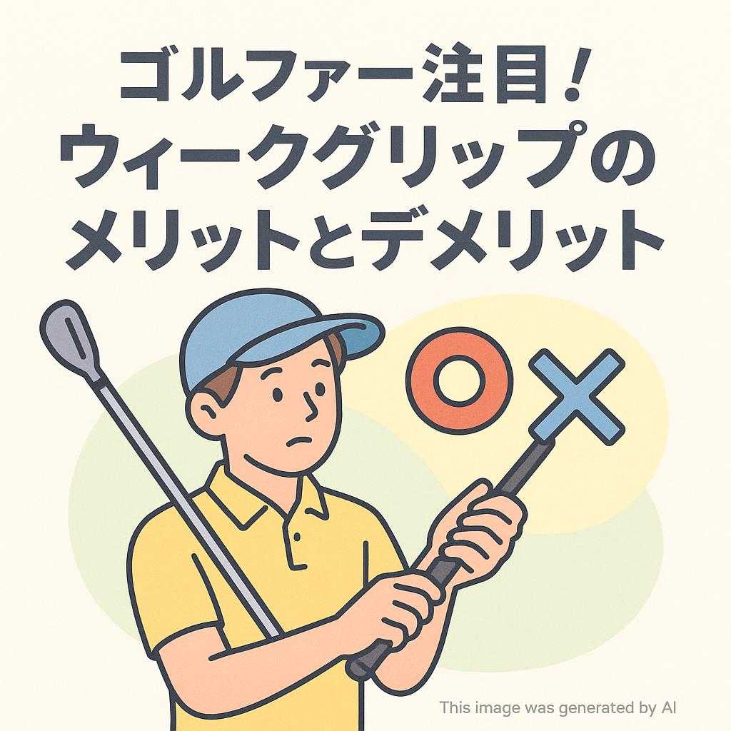ゴルファー注目！ウィークグリップのメリットとデメリット
