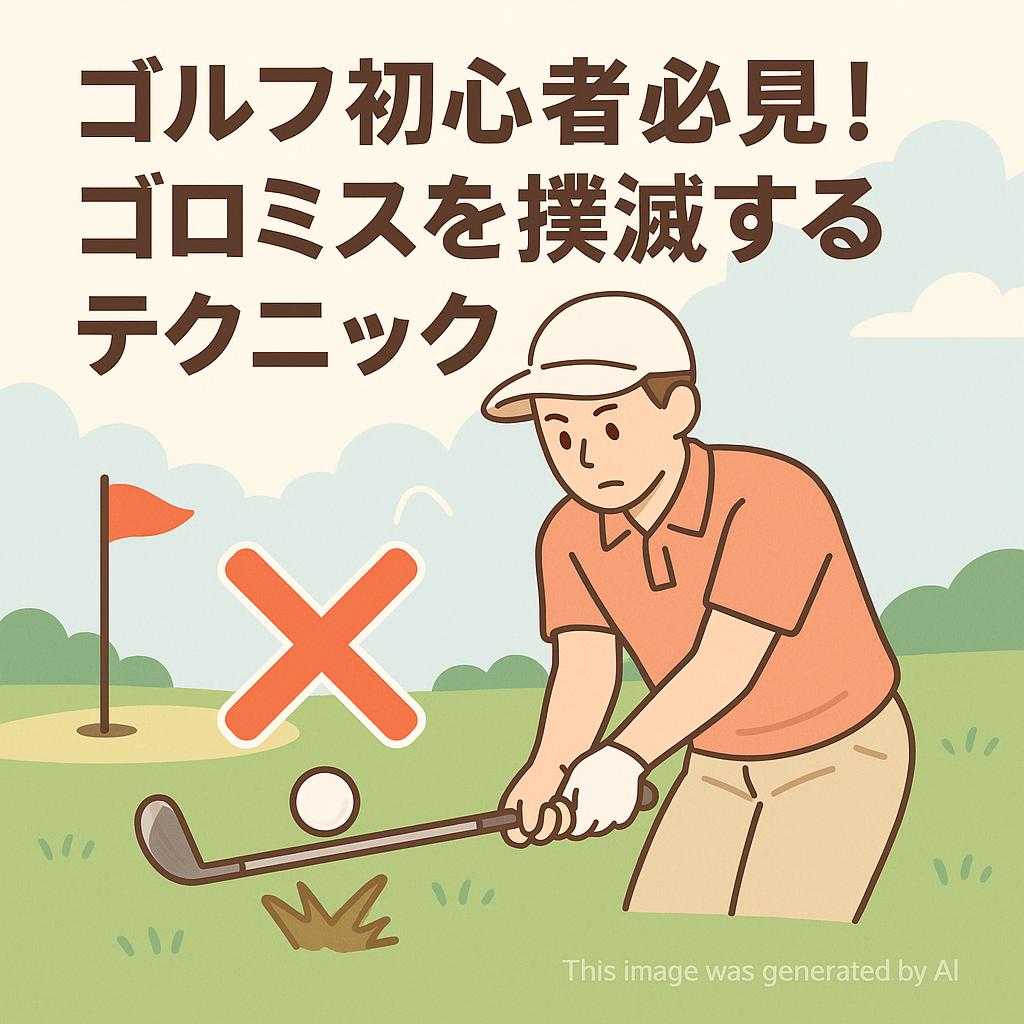 ゴルフ初心者必見！ゴロミスを撲滅するテクニック