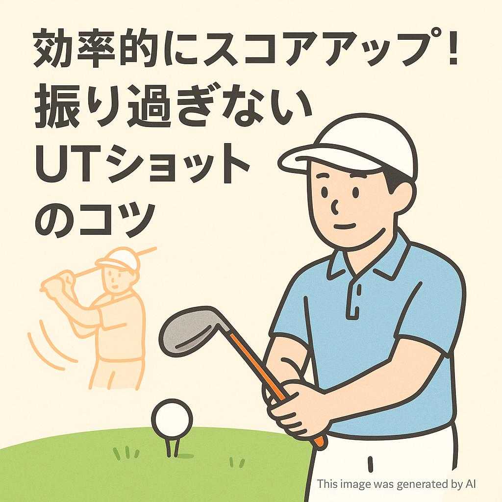 効率的にスコアアップ！振り過ぎないUTショットのコツ