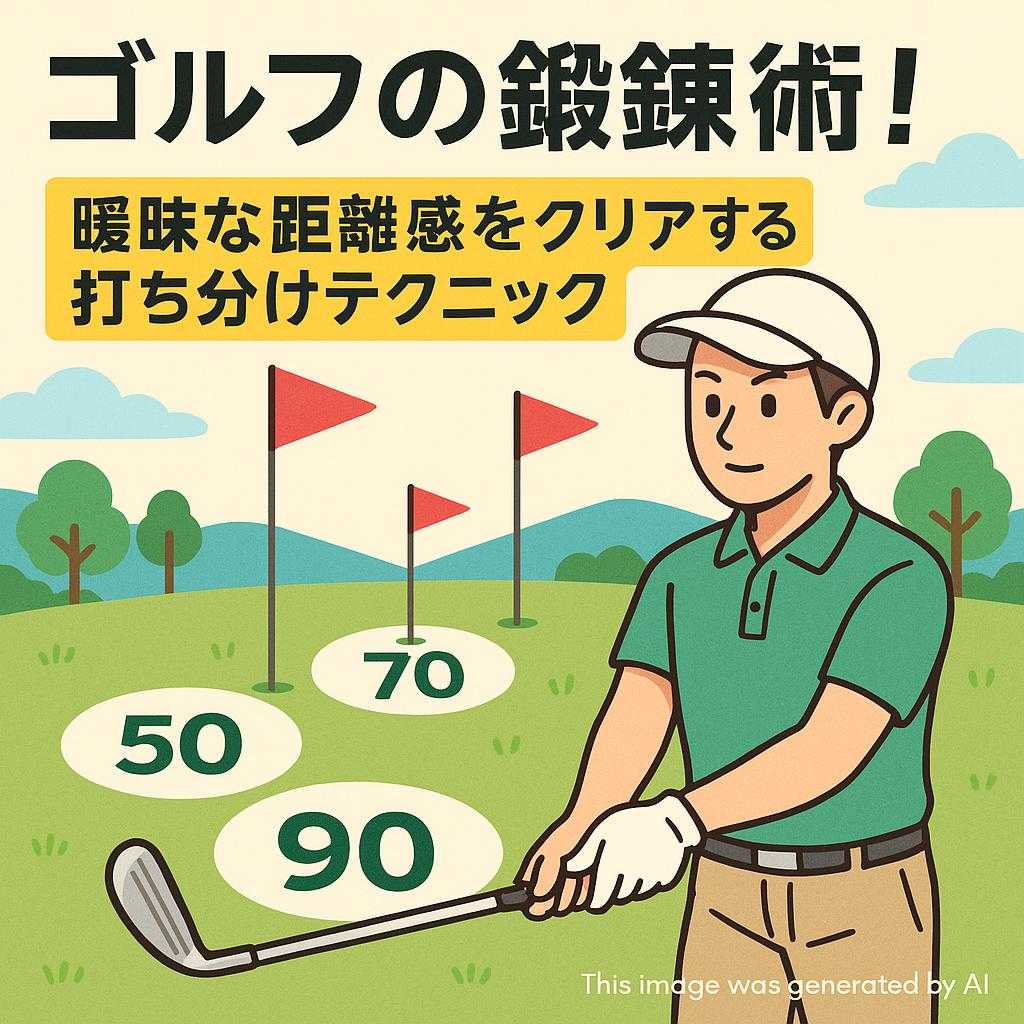 ゴルフの鍛錬術！曖昧距離感をクリアする打ち分けテクニック