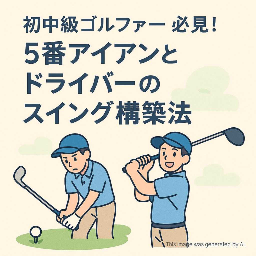 初中級ゴルファー必見！5番アイアンとドライバーのスイング構築法