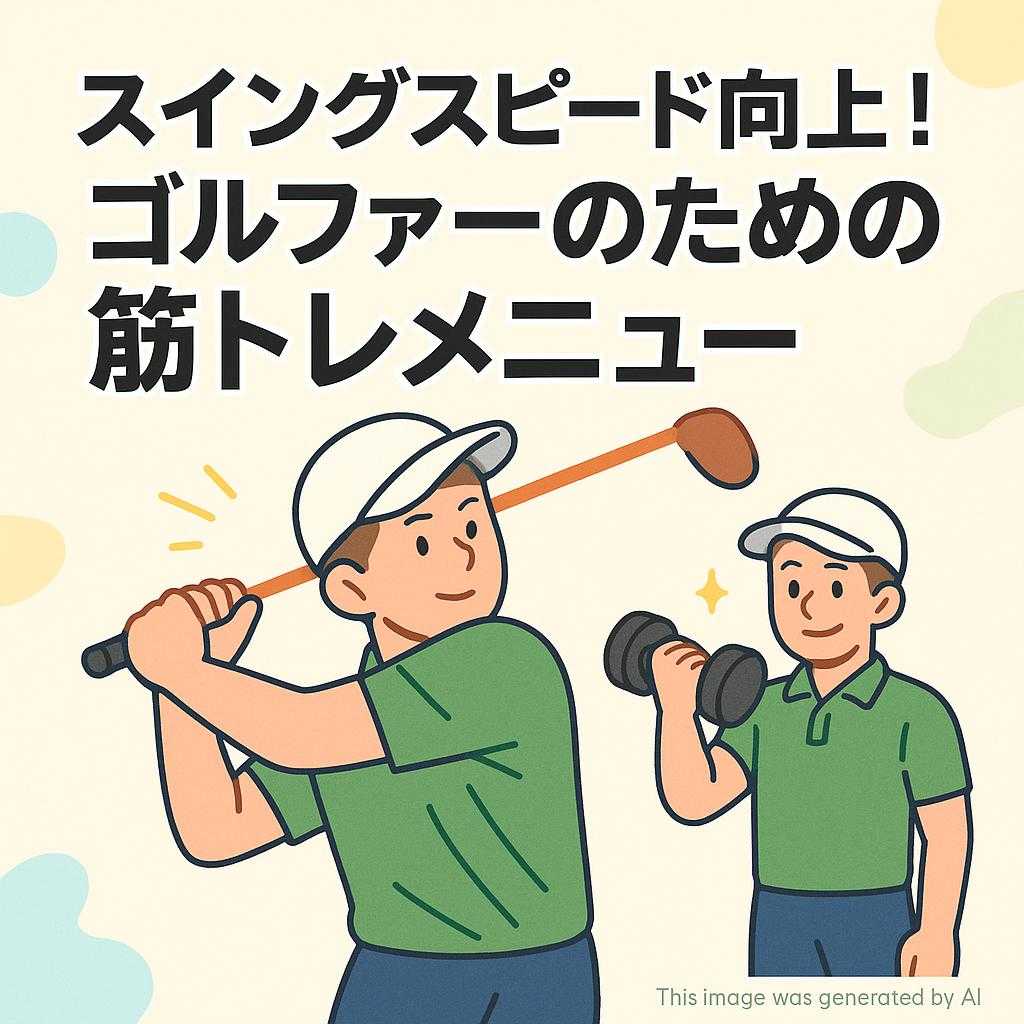 スイングスピード向上!ゴルファーのための筋トレメニュー
