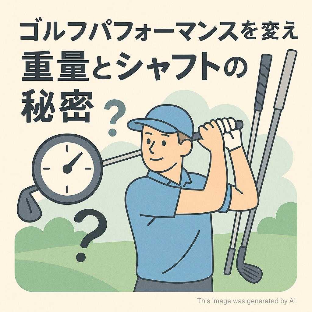 ゴルフパフォーマンスを変える、重量とシャフトの秘密
