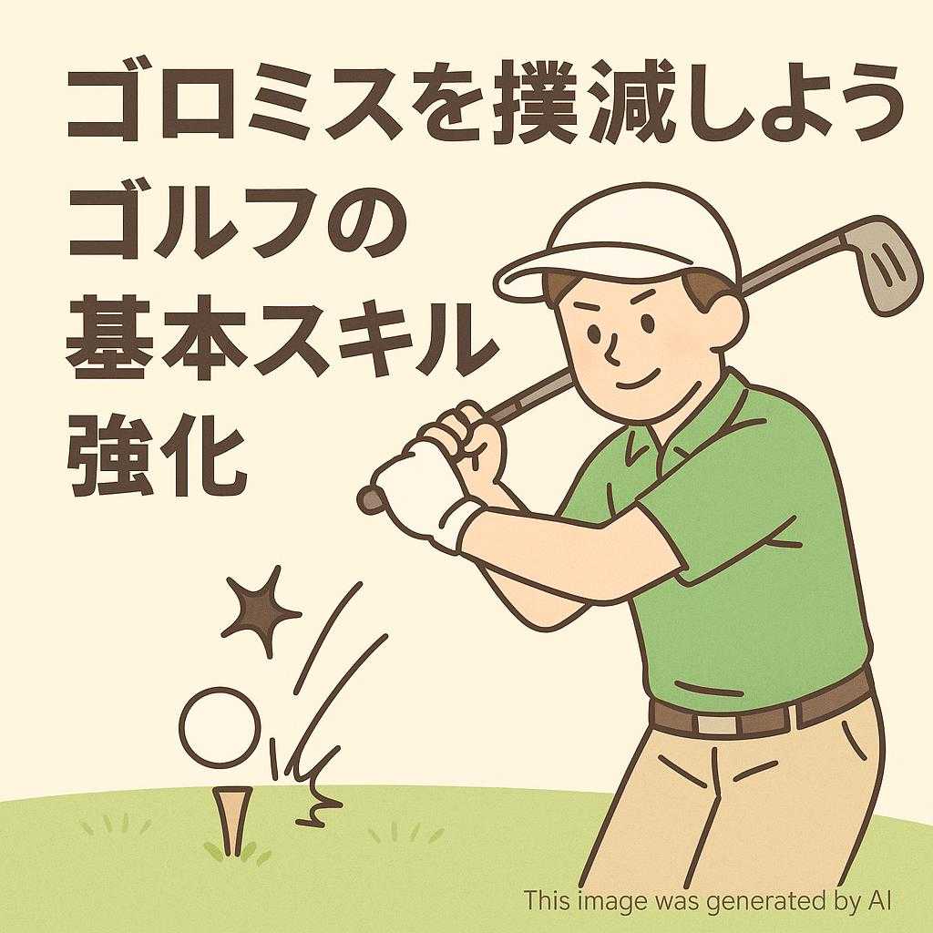 ゴロミスを撲滅しよう！ゴルフの基本スキル強化