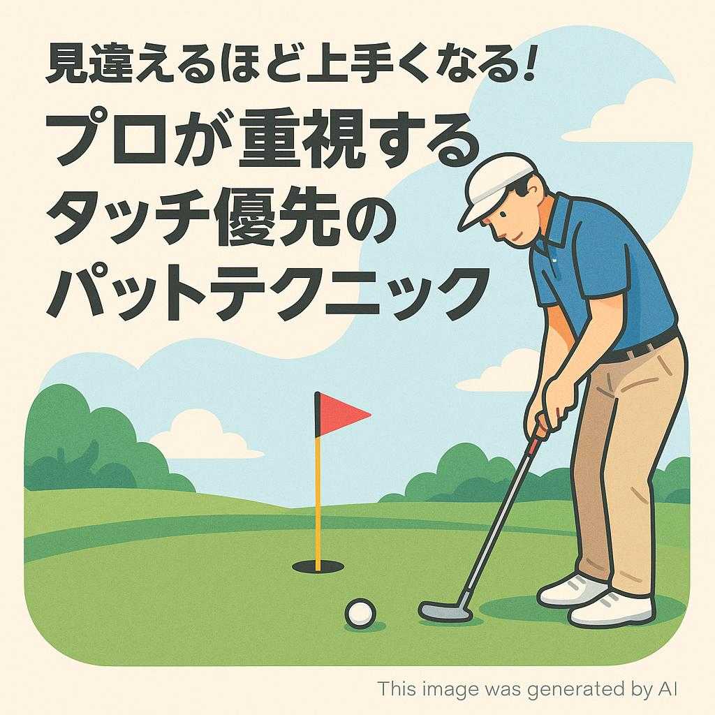 見違えるほど上手くなる! プロが重視するタッチ優先のパットテクニック