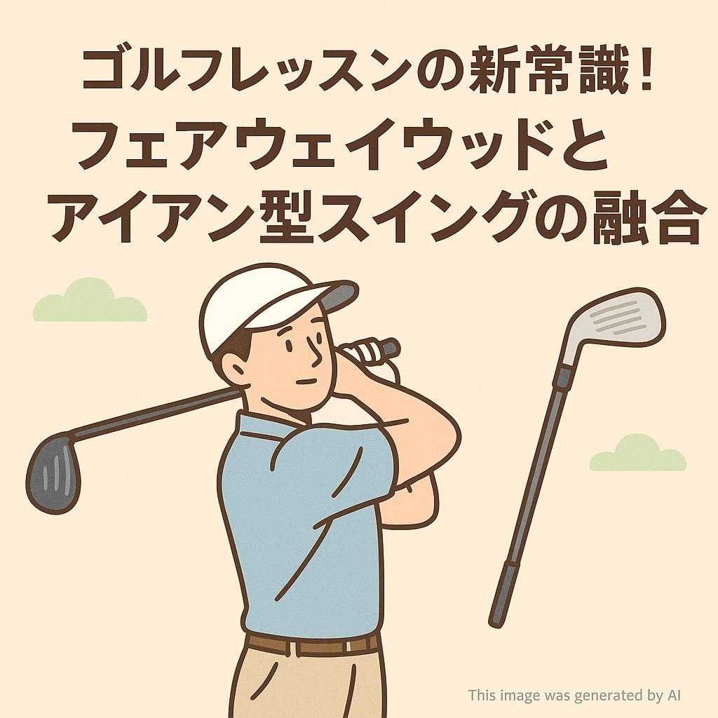 ゴルフレッスンの新常識！フェアウェイウッドとアイアン型スイングの融合