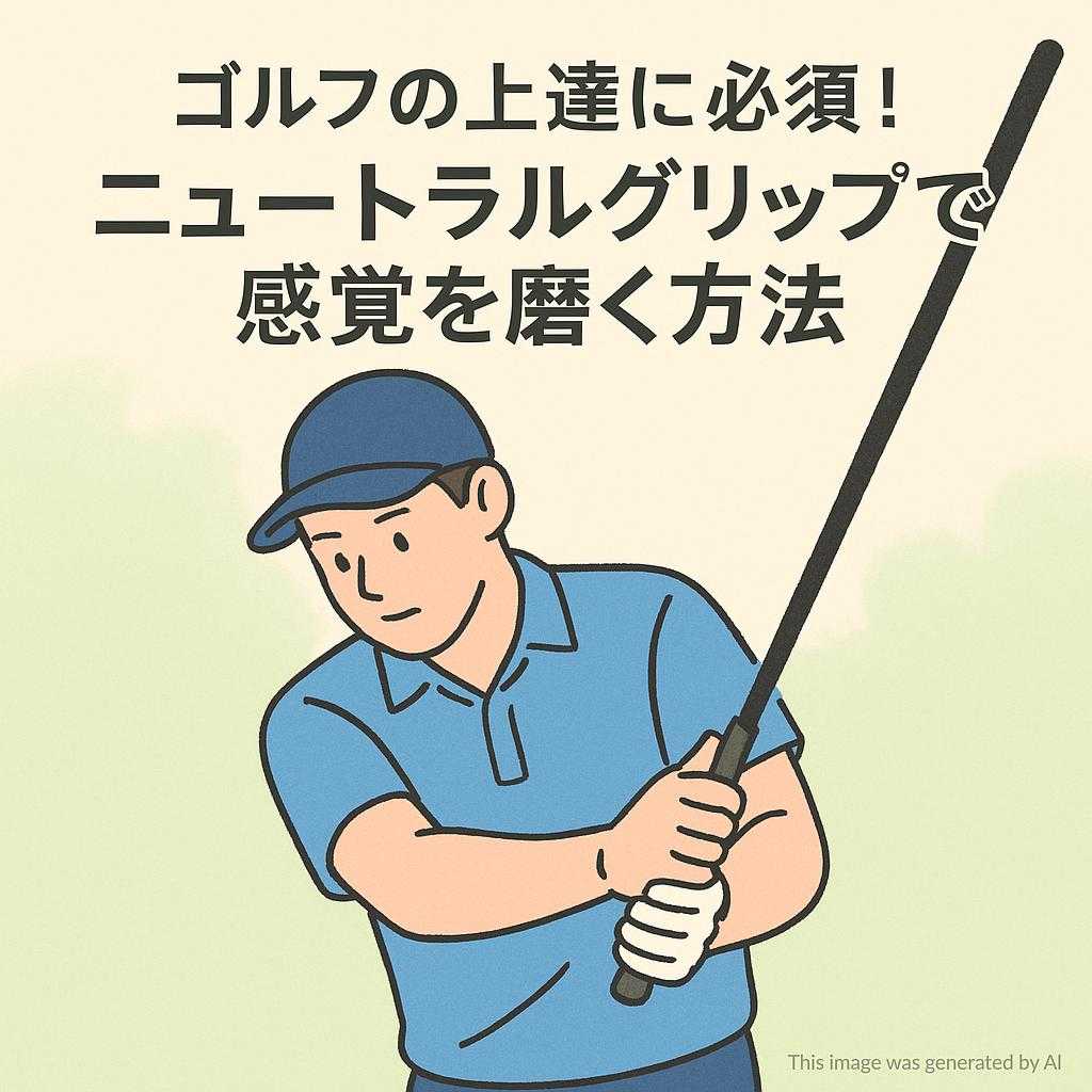 ゴルフの上達に必須！ニュートラルグリップで感覚を磨く方法