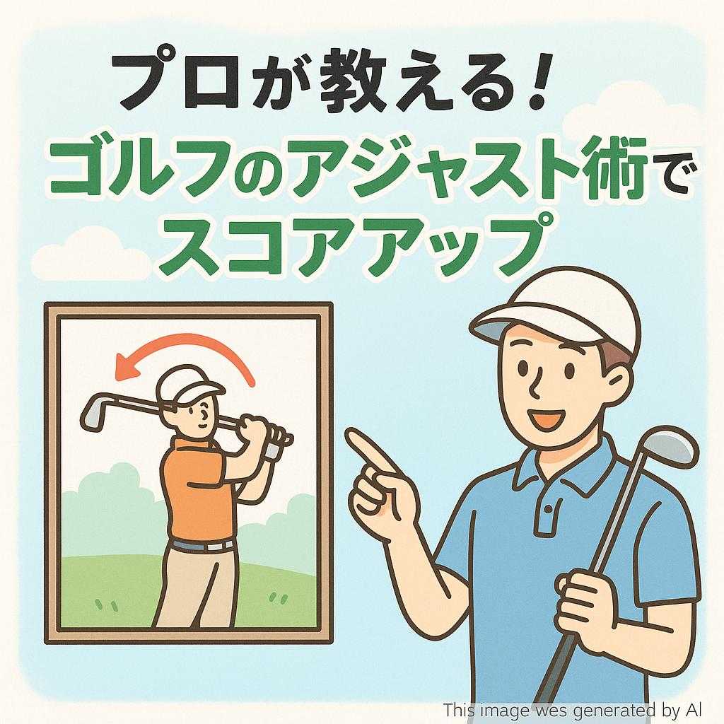 プロが教える！ゴルフのアジャスト術でスコアアップ