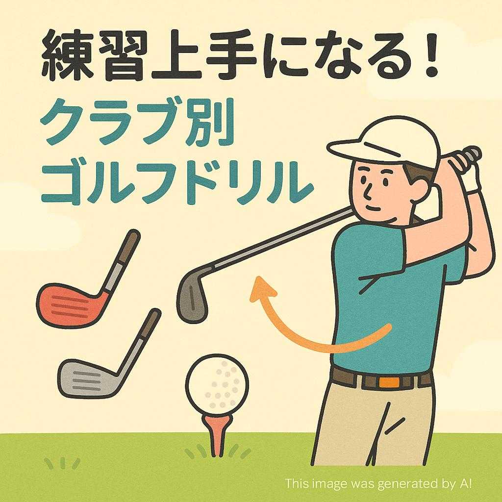 練習上手になる！クラブ別ゴルフドリル集