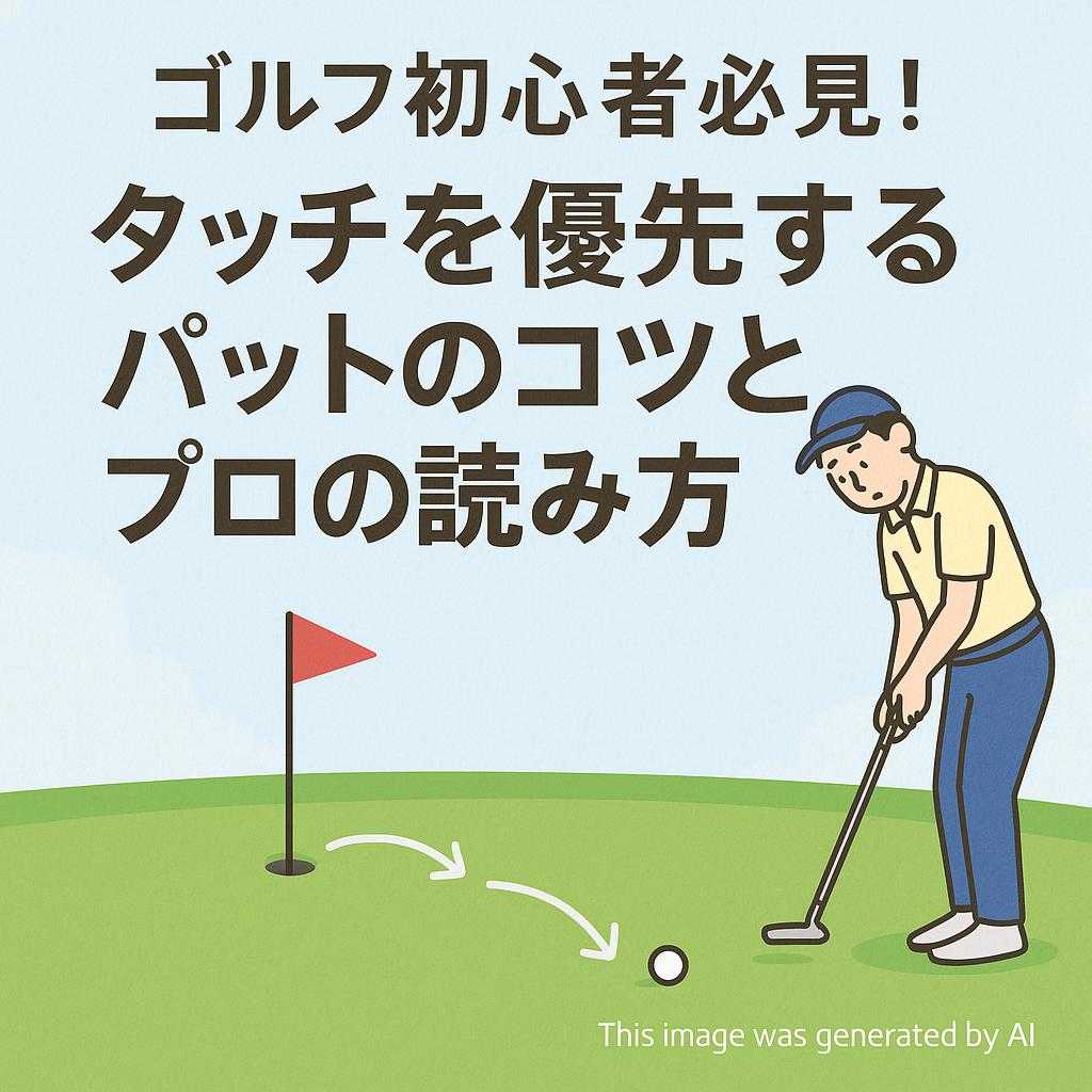 ゴルフ初心者必見! タッチを優先するパットのコツとプロの読み方
