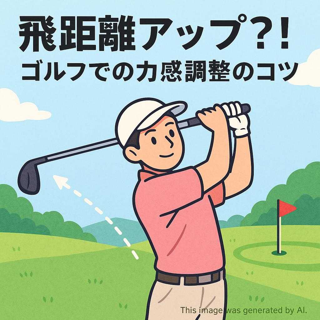 飛距離アップ？！ゴルフでの力感調整のコツ