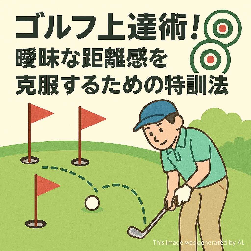 ゴルフ上達術！曖昧な距離感を克服するための特訓法