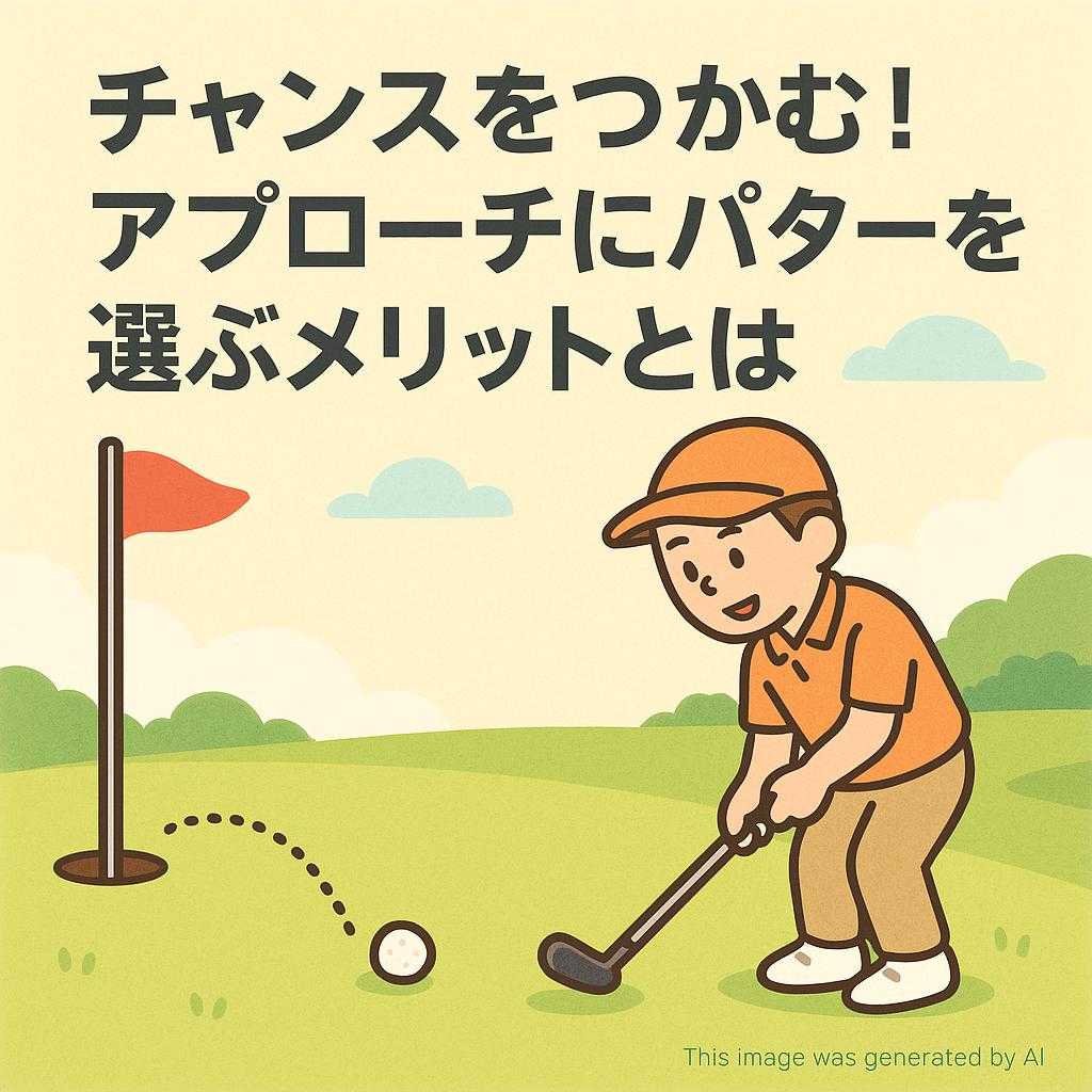 チャンスをつかむ！アプローチにパターを選ぶメリットとは