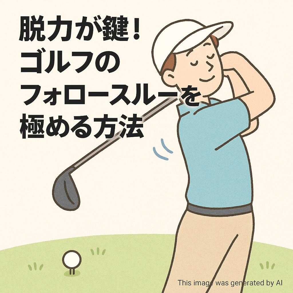 脱力が鍵！ゴルフのフォロースルーを極める方法