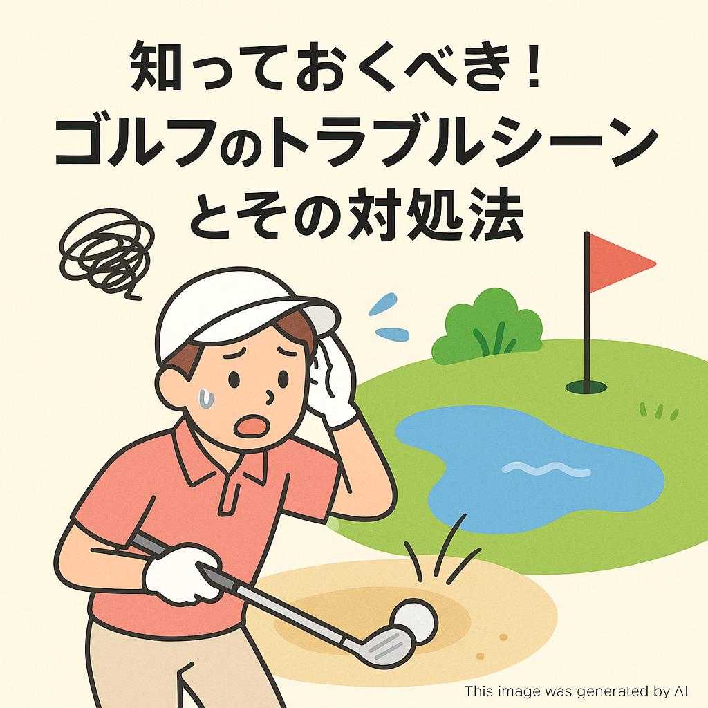 知っておくべき！ゴルフのトラブルシーンとその対処法